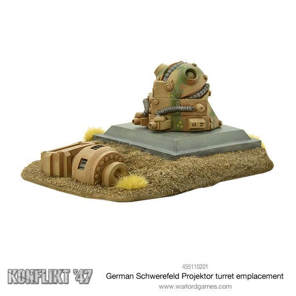 German Schwerefeld Projektor turret emplacement (Special Order)