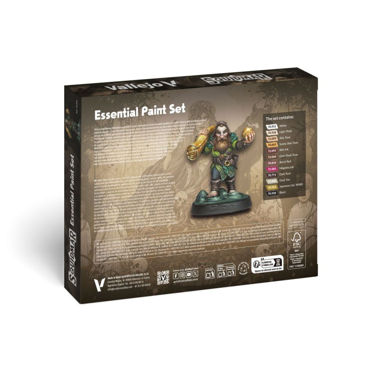 Vallejo - Squidmar Miniatures - Essentials Set