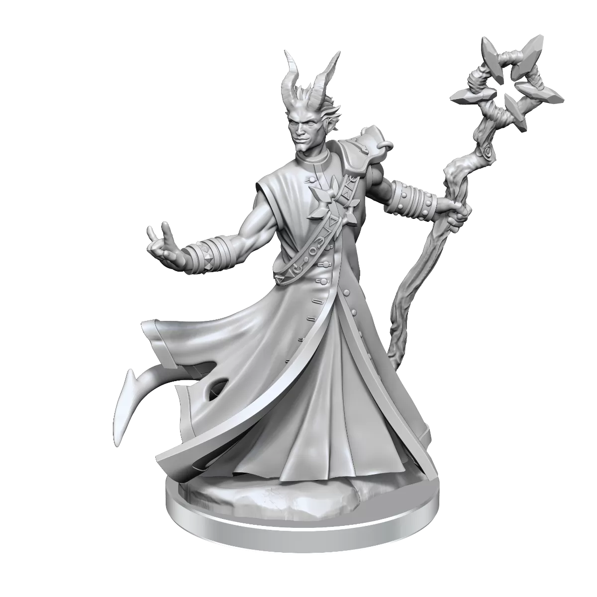 D&D Frameworks Tiefling Warlock Male
