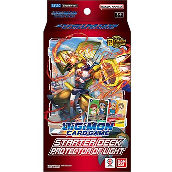 Digimon Card Game: Starter Deck Display – Protector of Light (Pre-Order April)