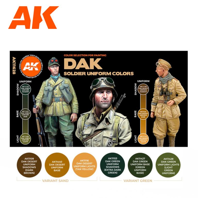 Dak Soldier Uniform Colors 3G