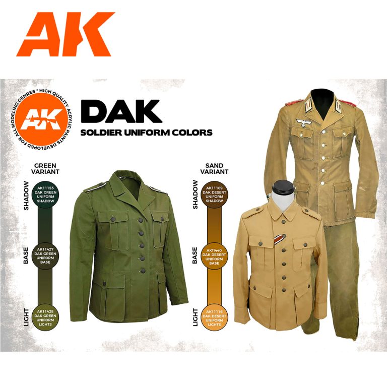 Dak Soldier Uniform Colors 3G