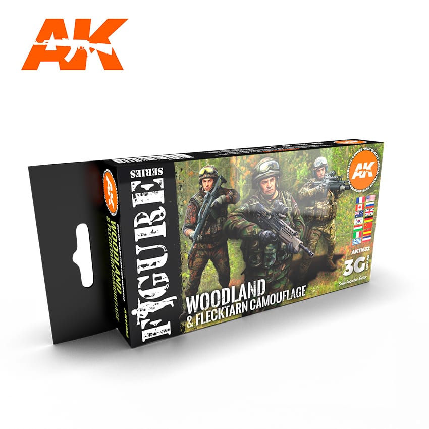 Modern Woodland And Flecktarn Camouflages 3G