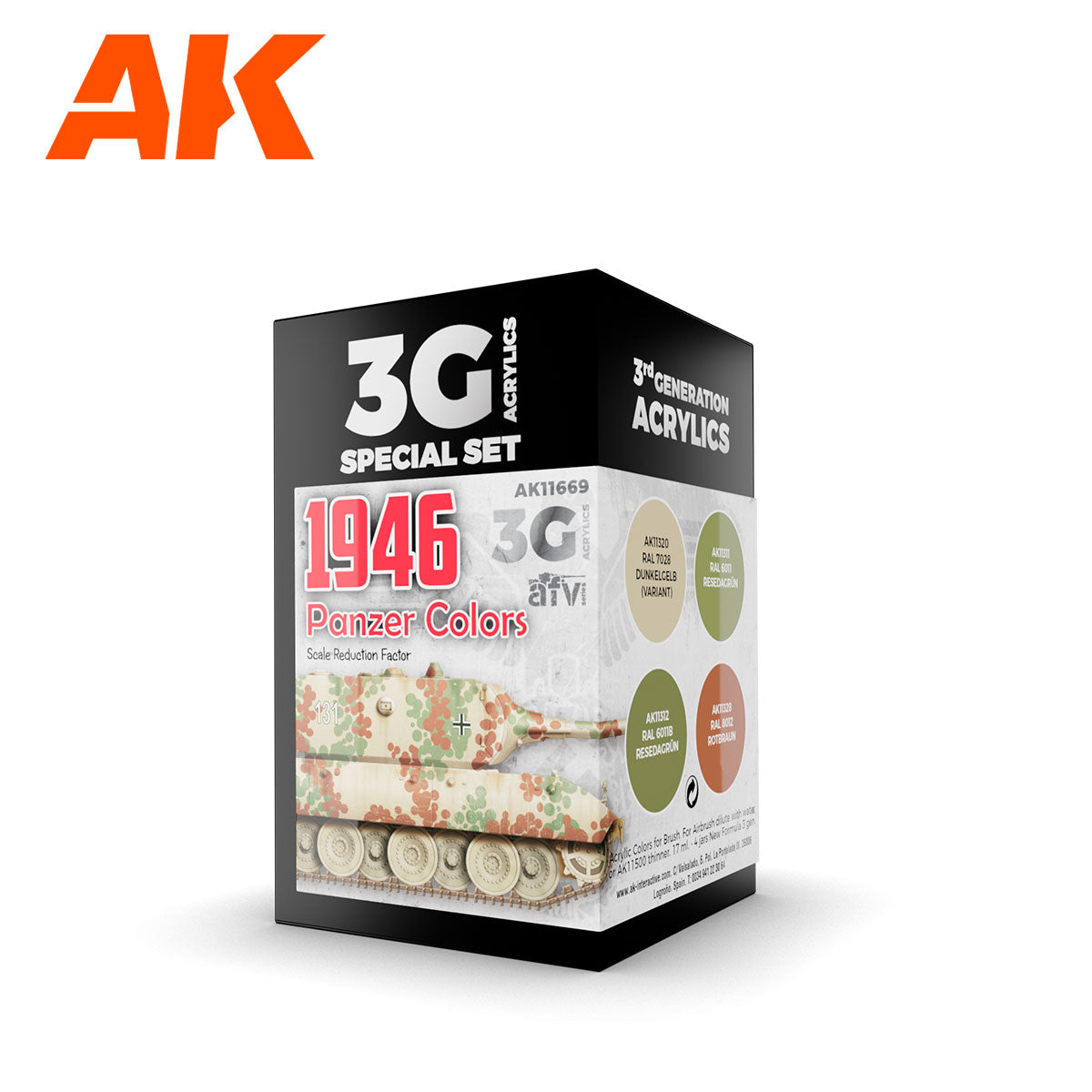 1946 Panzer Colors 3G Set
