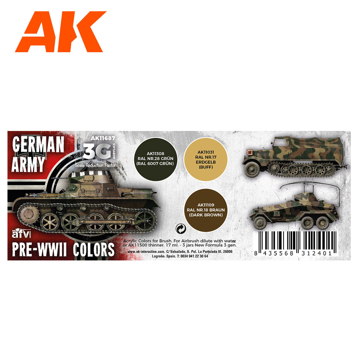 German Army Pre-WWII Colors 3G