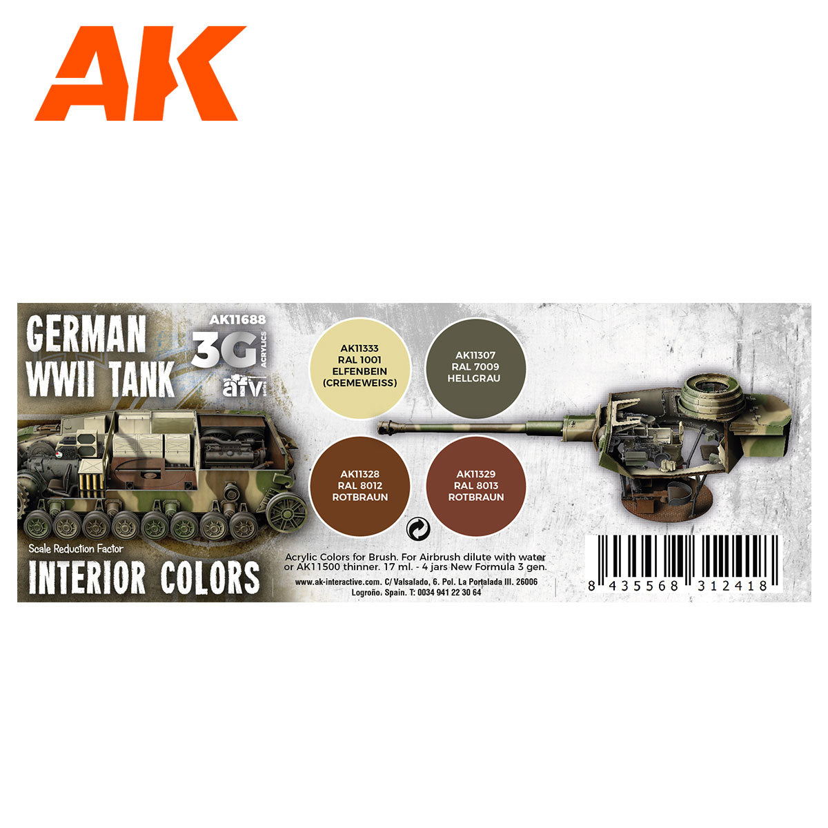 German WWII Tank Interior Colors 3G