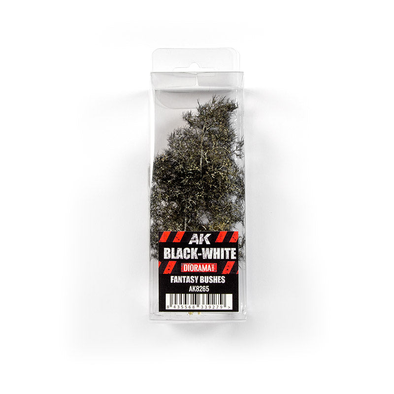 AK Foliage: Black-White Fantasy Bushes