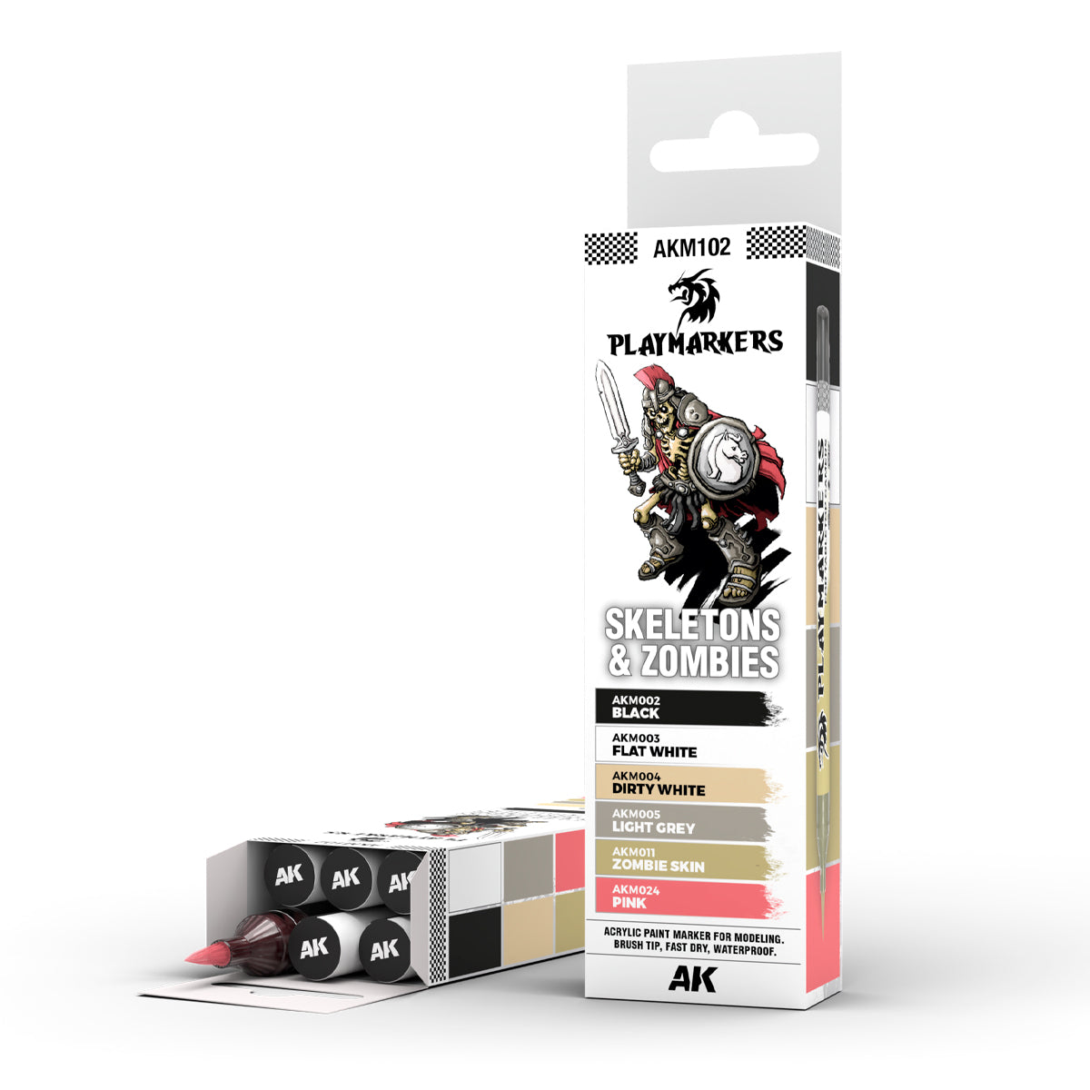 Playmarkers Set - Skeletons & Zombies