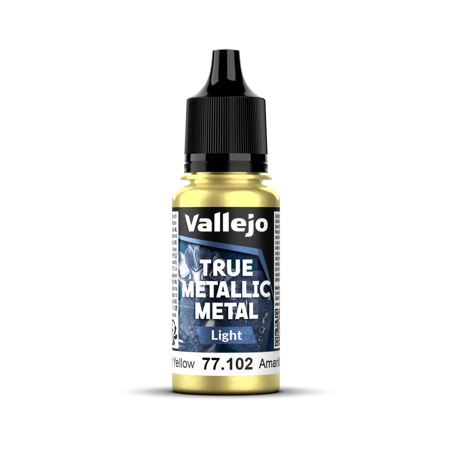 Vallejo True Metallic Metal Light Radiant Yellow 18 ml