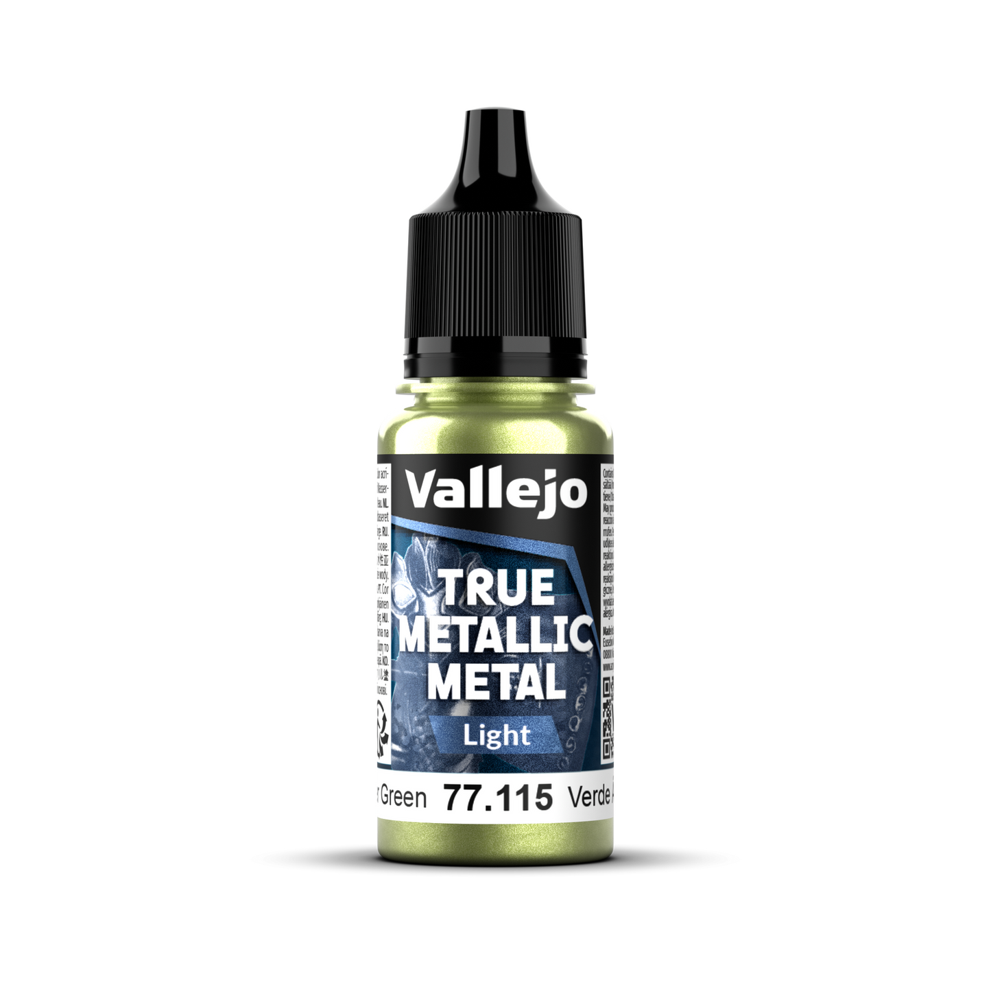 Vallejo True Metallic Metal Light Amber Green 18 ml