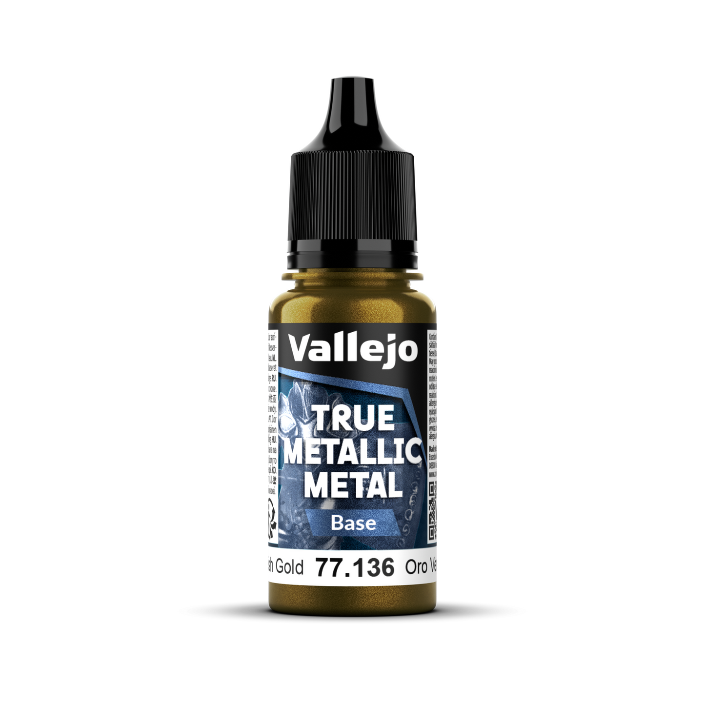 Vallejo True Metallic Metal Base Greenish Gold 18 ml
