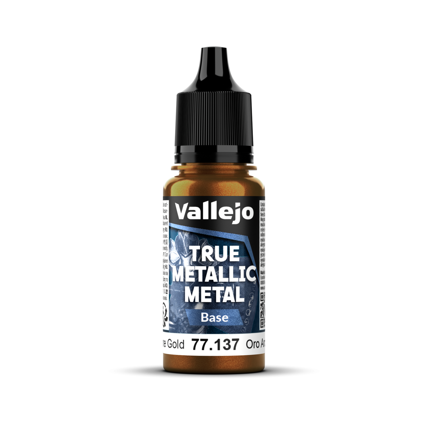 Vallejo True Metallic Metal Base Arcane Gold 18 ml