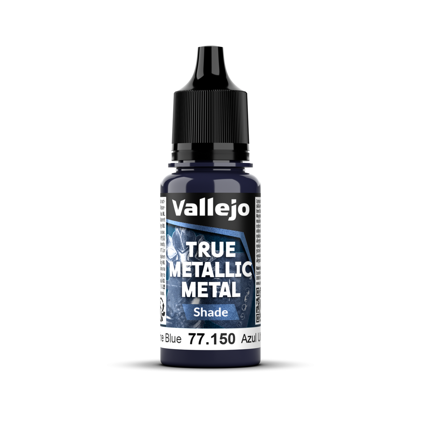 Vallejo True Metallic Metal Shade Ultramarine Blue 18 ml