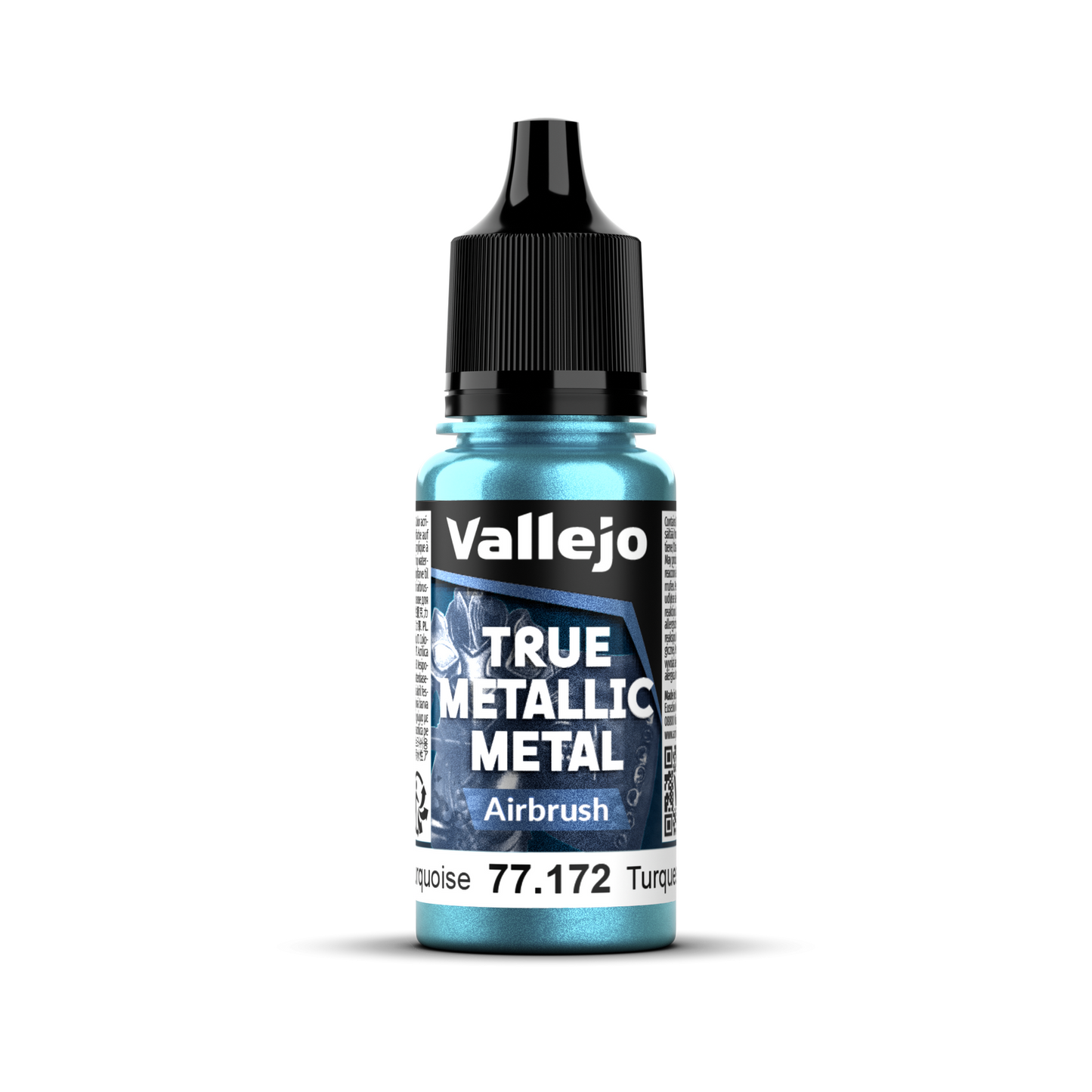 Vallejo True Metallic Metal Airbrush Hydra Turquoise 18 ml