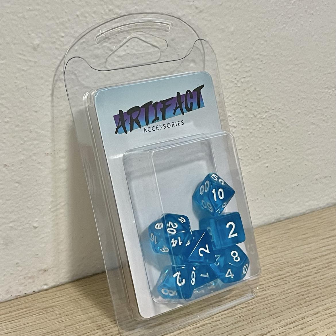 RPG Dice Transparent Light Blue