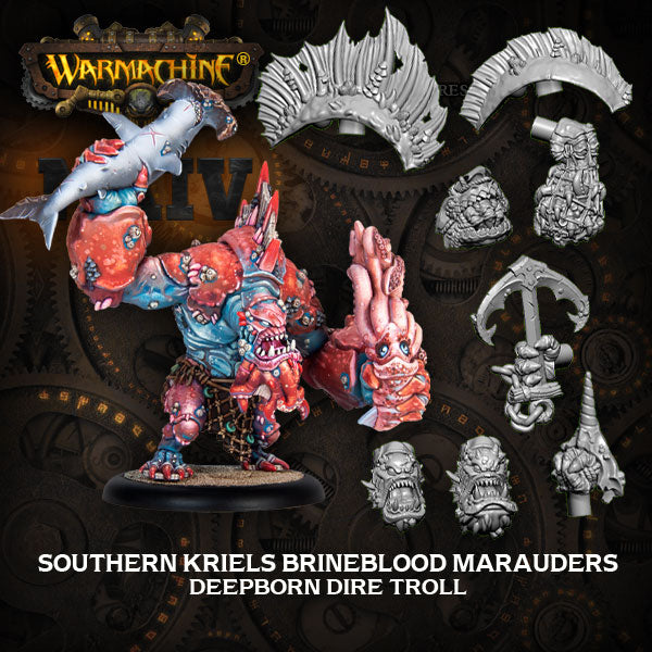 Deepborn Dire Troll - Brineblood Marauders Heavy Warbeast