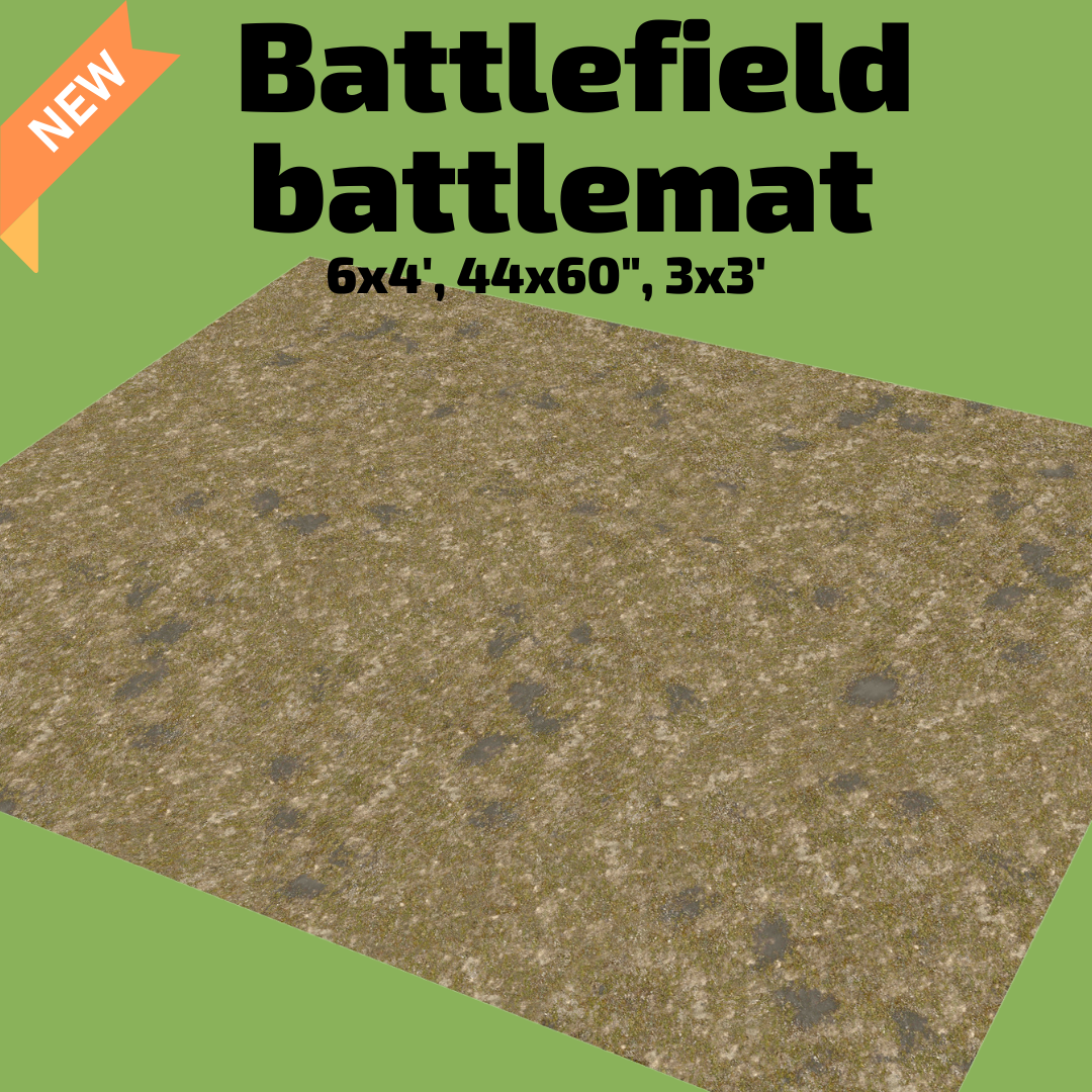 6' x 4' Battlefield Battlemat