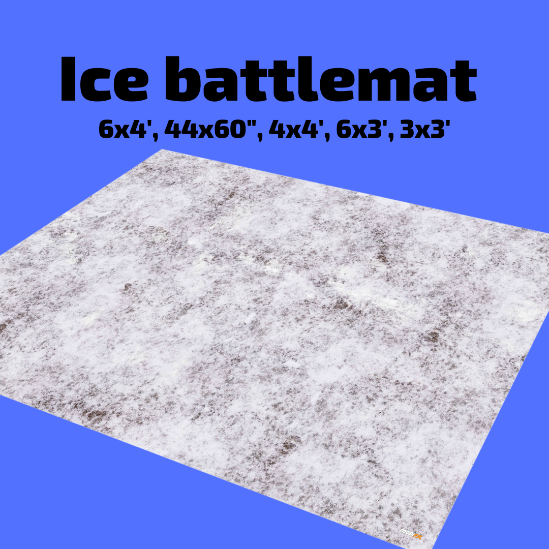 4' x 4' Ice Battlemat