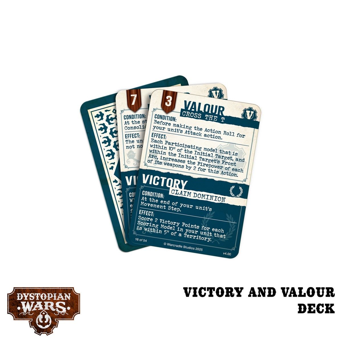 Dystopian Wars: Victory & Valour Deck (Special Order)