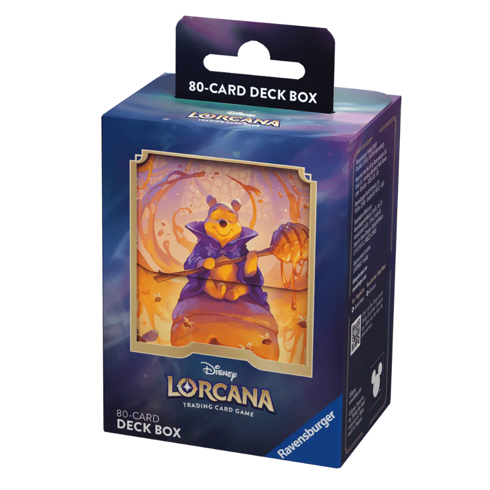 Lorcana TCG: Azurite Sea Deckbox Winnie the Pooh Hunny Wizard