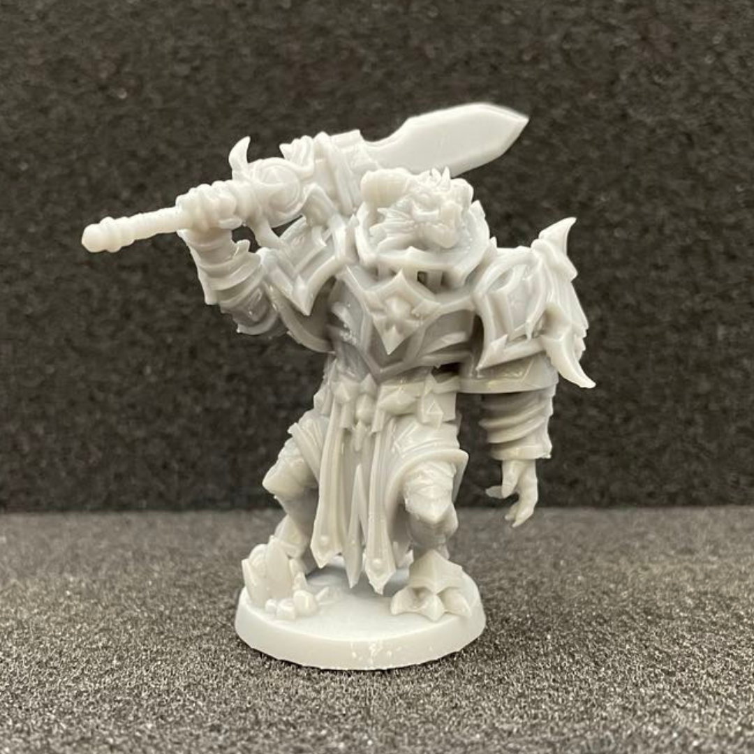 Dragonborn Fighter Male (with Greatsword) D&D Miniature