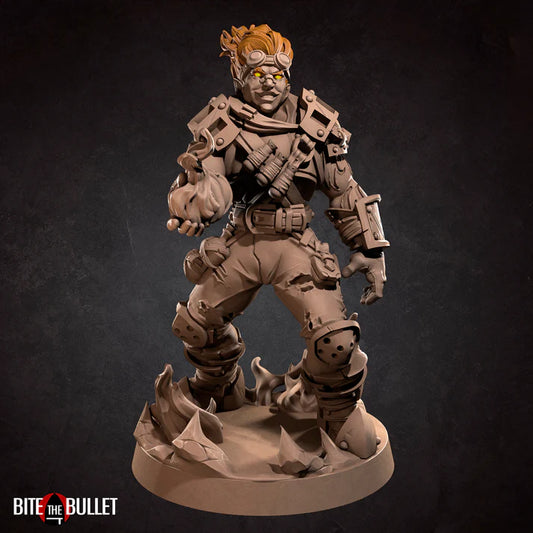 Genasi Artificer Male D&D Miniature