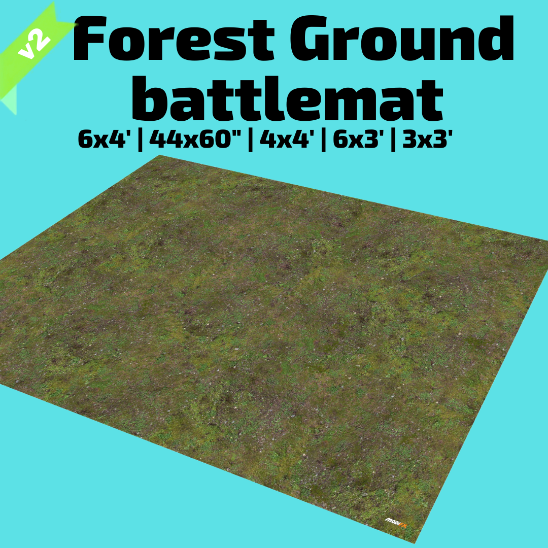 44" x 60" Forest Ground Battlemat v2