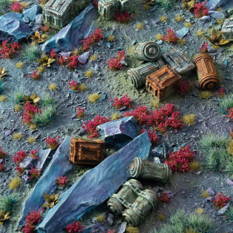 Garnet Tulip Tiny Flowers - Gamers Grass