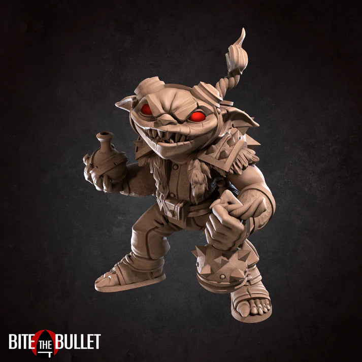 Goblin Alchemist Male (Goggles Up) D&D Miniature