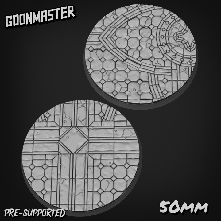 Gothic cathedral bases 50mm (2)