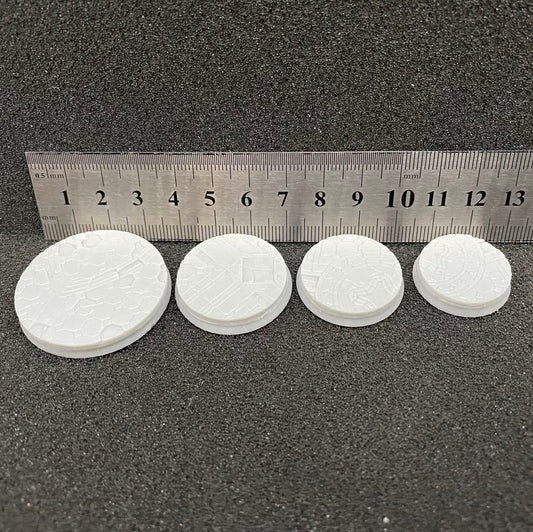 Gothic cathedral bases 25mm (10)