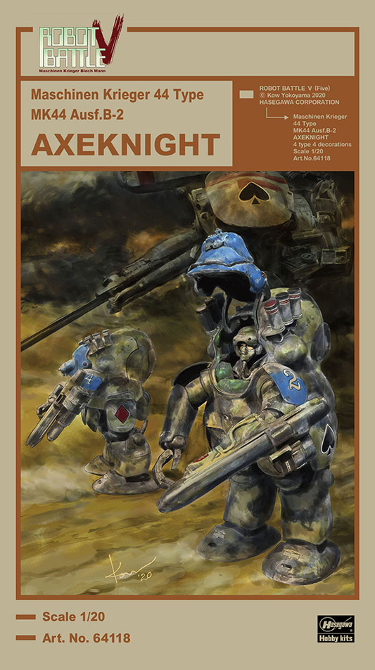 Hasegawa - 1/20 - Robot Battle V - Maschinen Krieger 44 Type MK44 - Ausf.B2 Axeknight