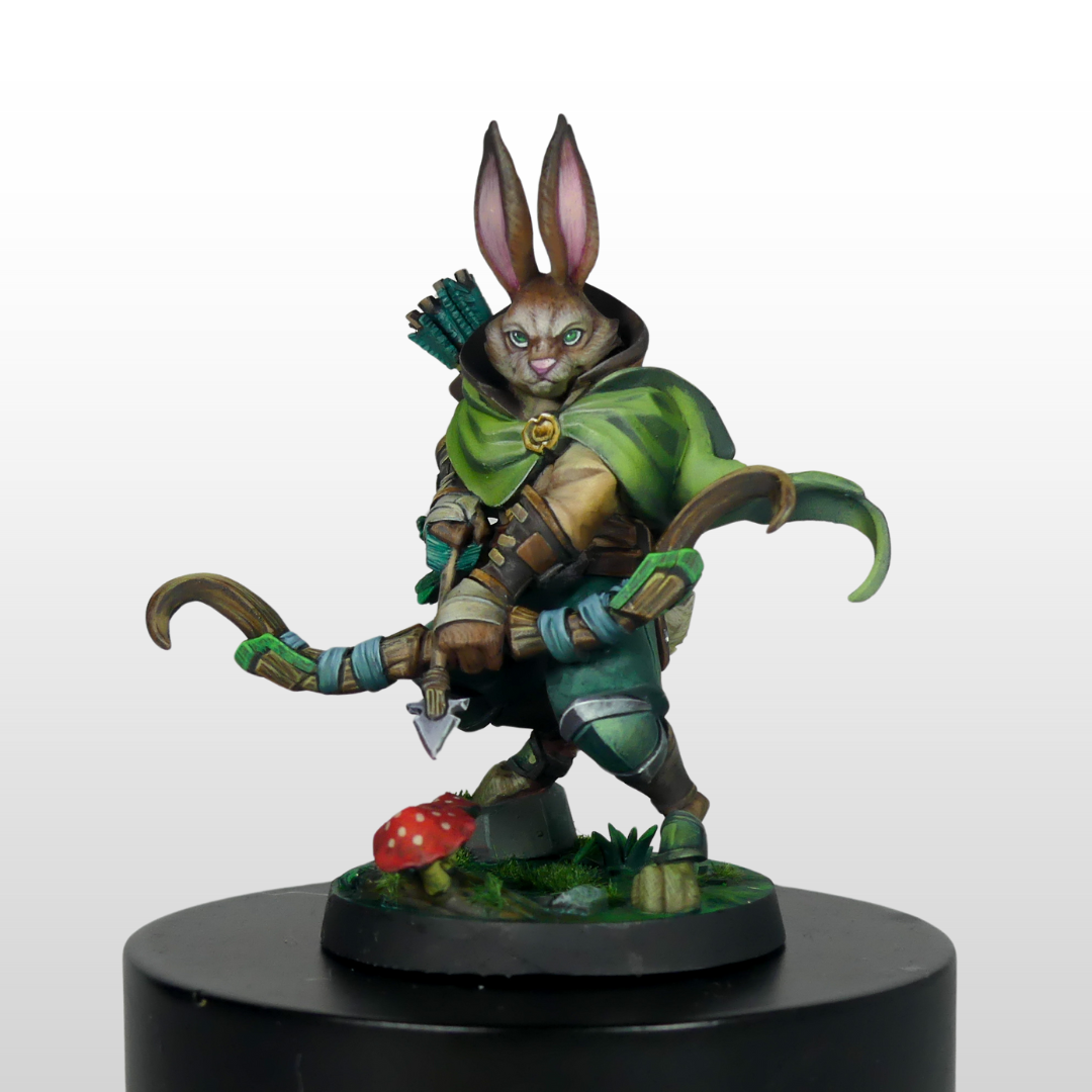 Harengon Ranger Male D&D Miniature