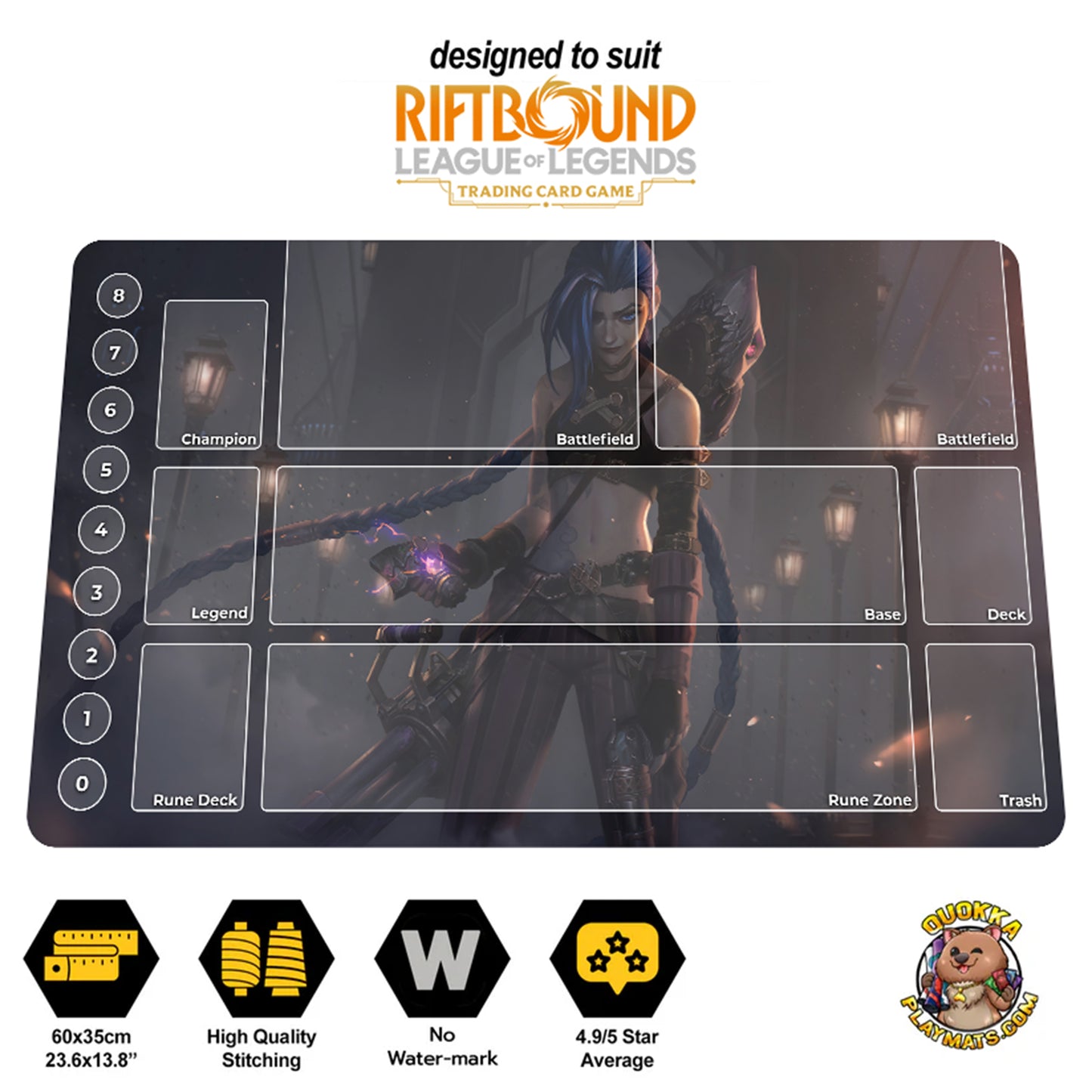 Jinx - Riftbound Playmat