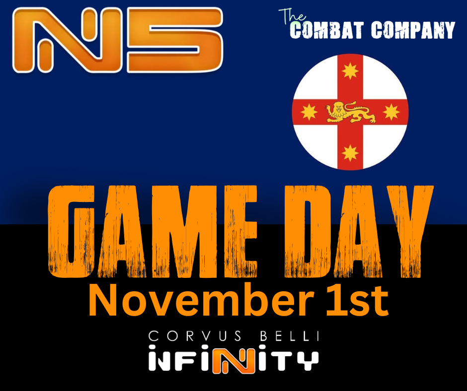 Infinity Monthly Game Day (Saturday 1st November)