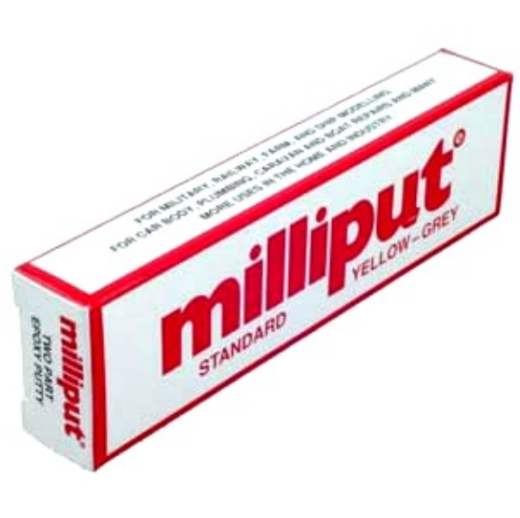 Milliput Standard - Grey/Yellow 2 Part Putty