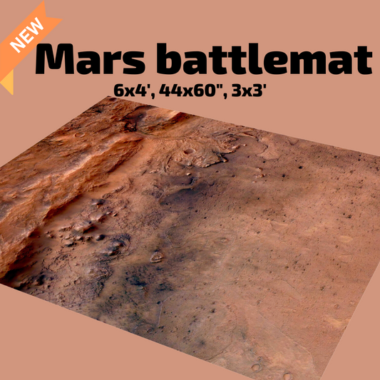 6' x 4' Mars Battlemat