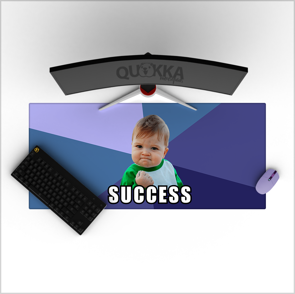 Success Kid - meme Deskmat Playmat Mousepad