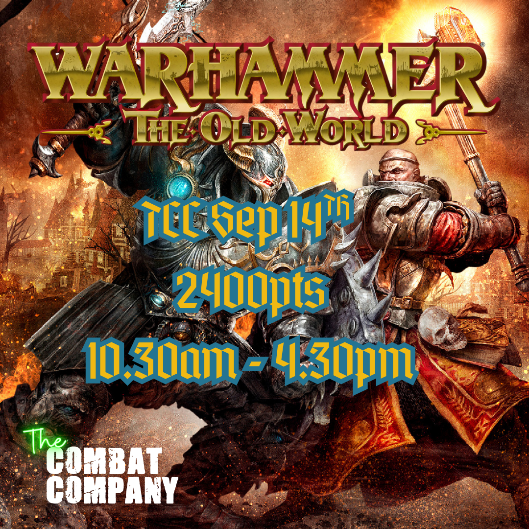 TCC: Warhammer The Old World (Sunday 14th Sep)