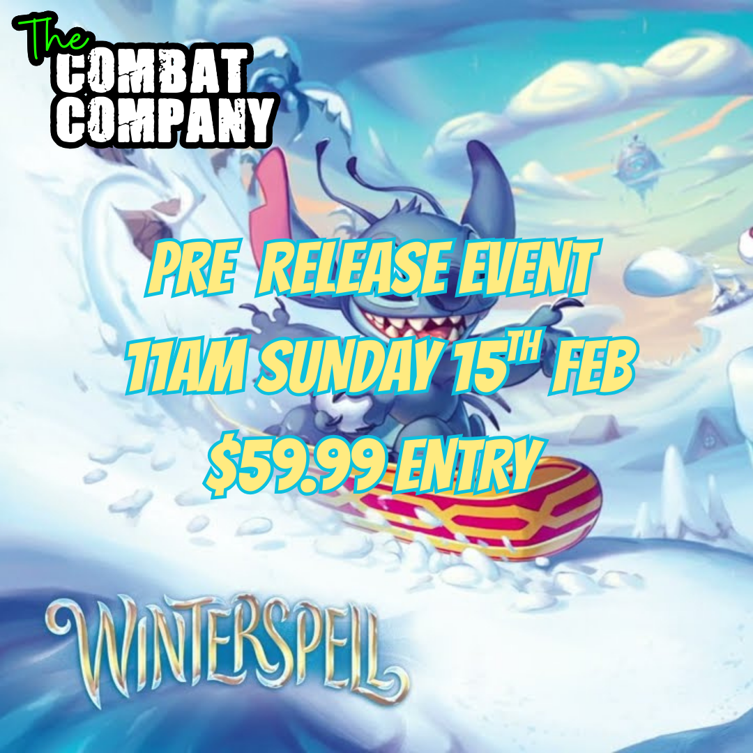 Lorcana Winterspell pre release sealed event Sunday 15th Feb