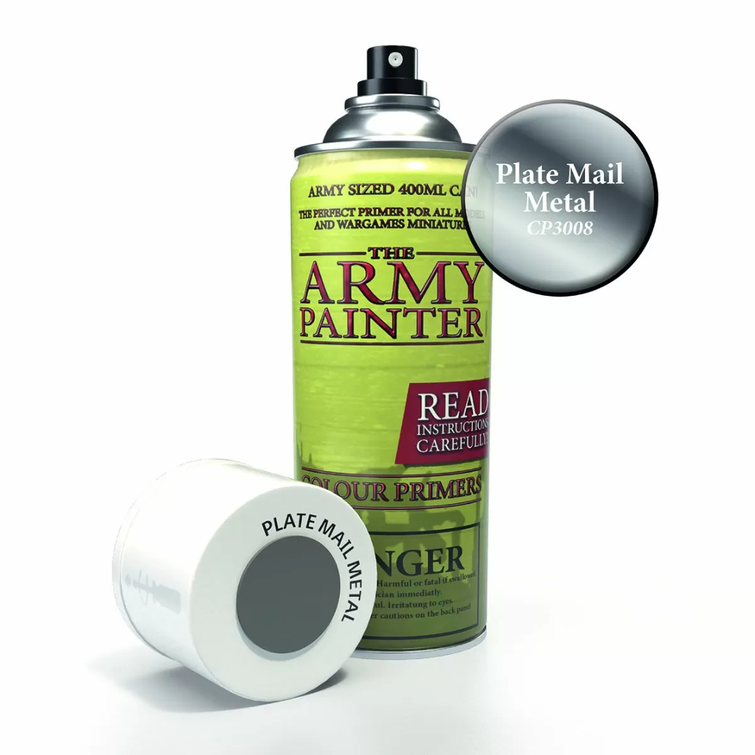 Colour Primer Spray - Plate Mail Metal