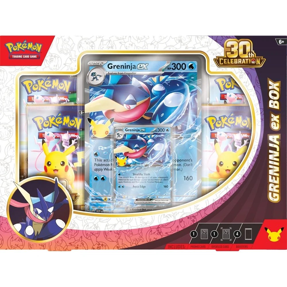 Pokemon TCG - 30th Celebration Greninja ex Box