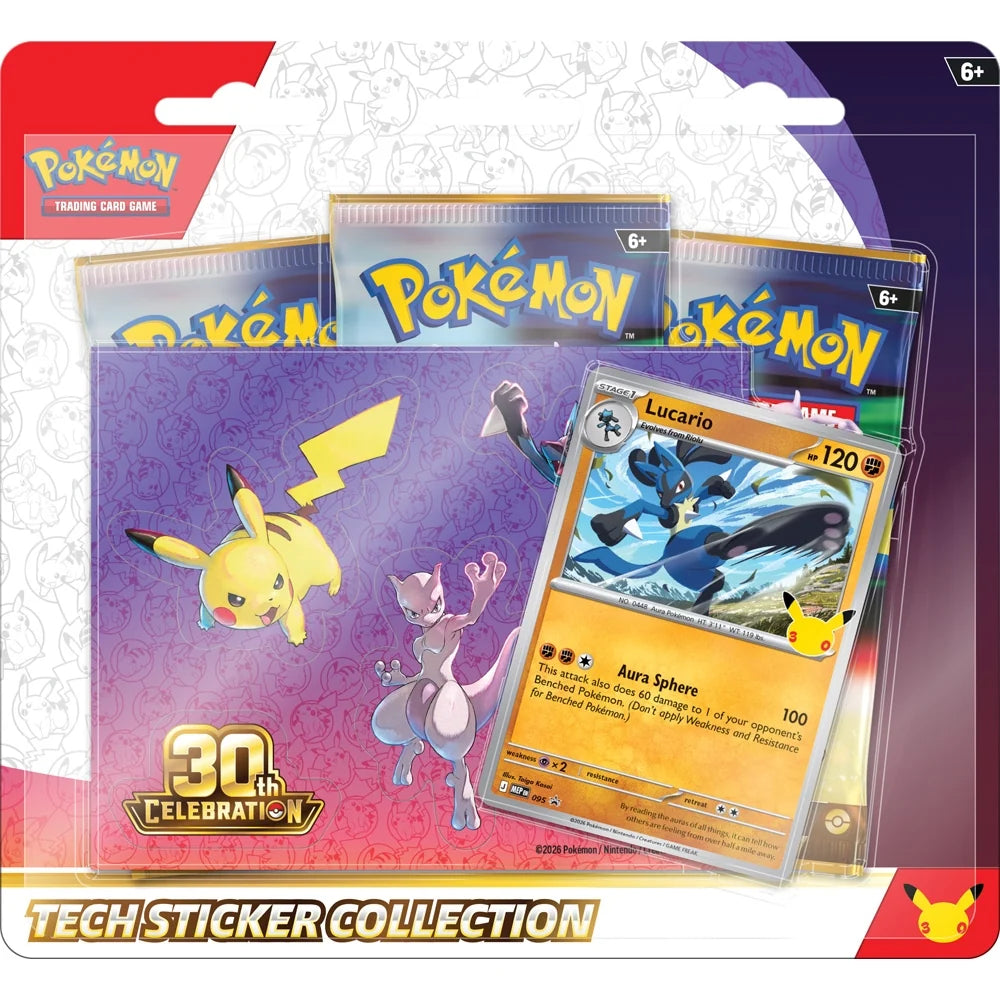 Pokemon TCG - 30th Celebration Tech Sticker Blister