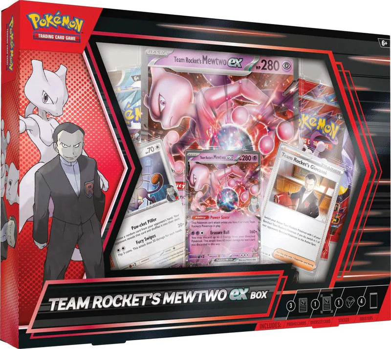 Scarlet & Violet - Team Rocket's Mewtwo ex Box