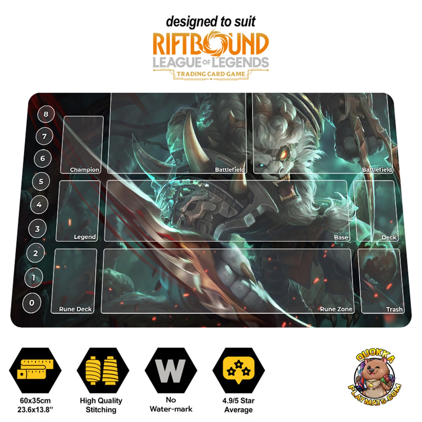 Rengar - Riftbound Playmat