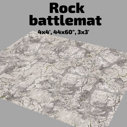 3' x 3' Rock Battlemat