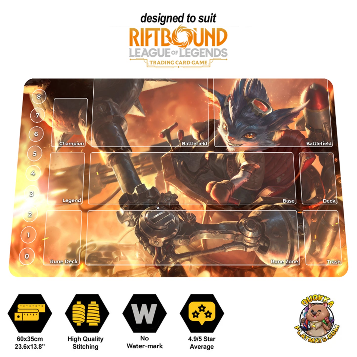 Rumble - Riftbound Playmat