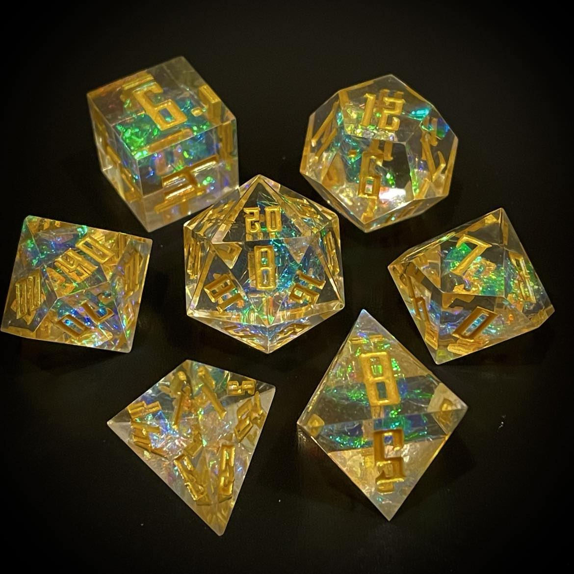 D&D Dice Set Sharp Edge - Angelic