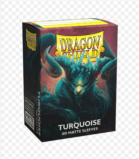 Dragon Shield - Box 100 - Turquoise MATTE