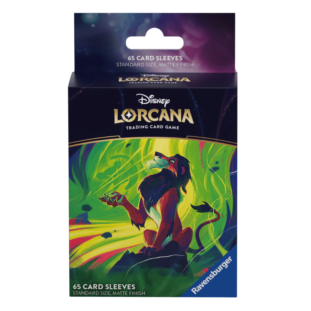 Lorcana TCG: Azurite Sea Sleeves Scar - Vengeful Lion The Combat Company Lorcana TCG: Azurite Sea Sleeves Scar - Vengeful Lion The Combat Company
